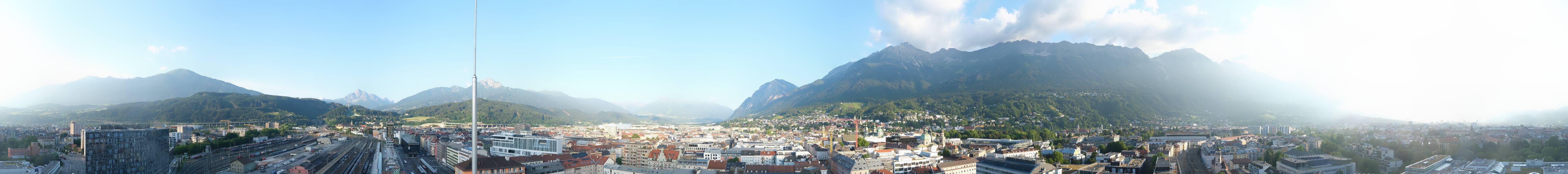 Archiv Foto Webcam Panoramablick - Innsbruck
