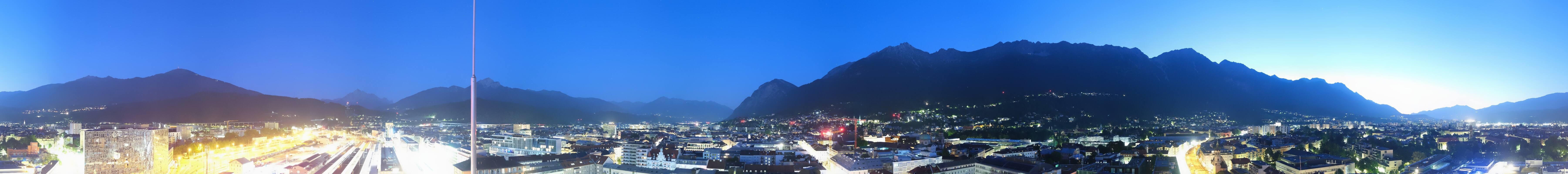 Archiv Foto Webcam Panoramablick - Innsbruck