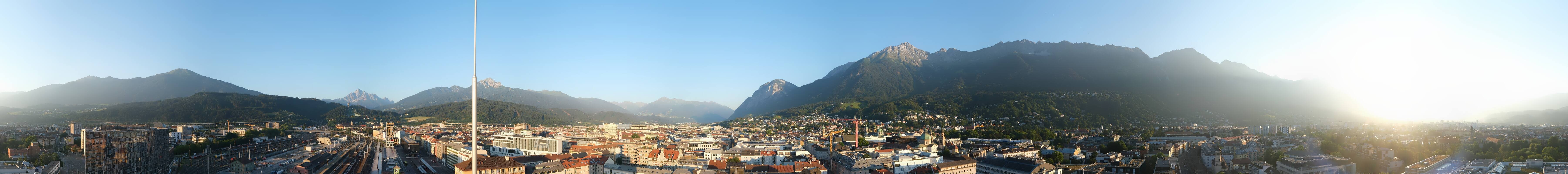 Archiv Foto Webcam Panoramablick - Innsbruck