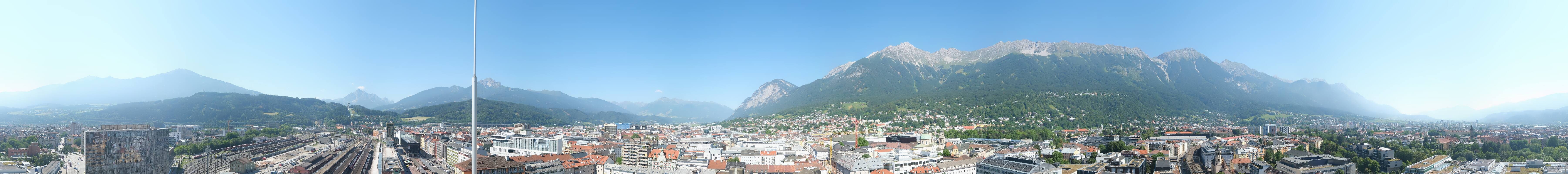Archiv Foto Webcam Panoramablick - Innsbruck