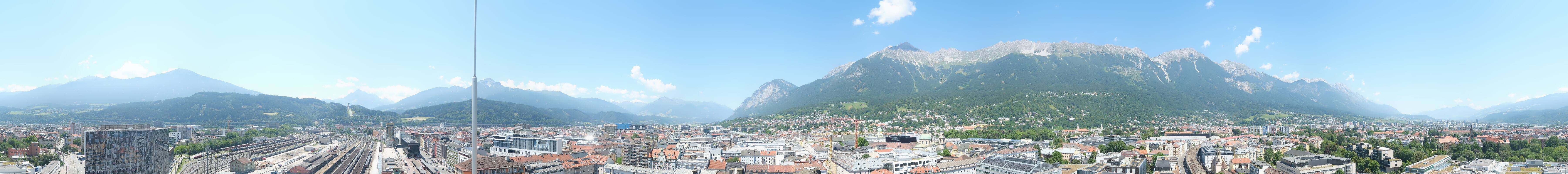 Archiv Foto Webcam Panoramablick - Innsbruck