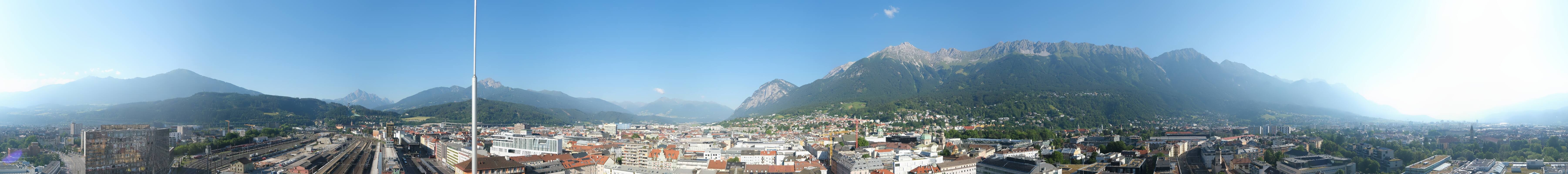 Archived image Webcam Innsbruck - panoramic view