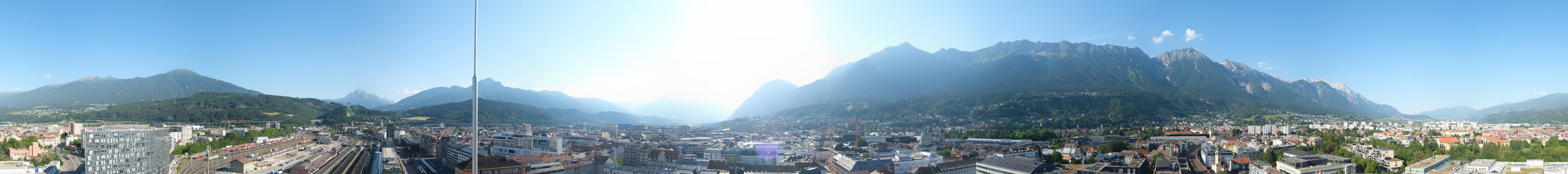 Archiv Foto Webcam Panoramablick - Innsbruck