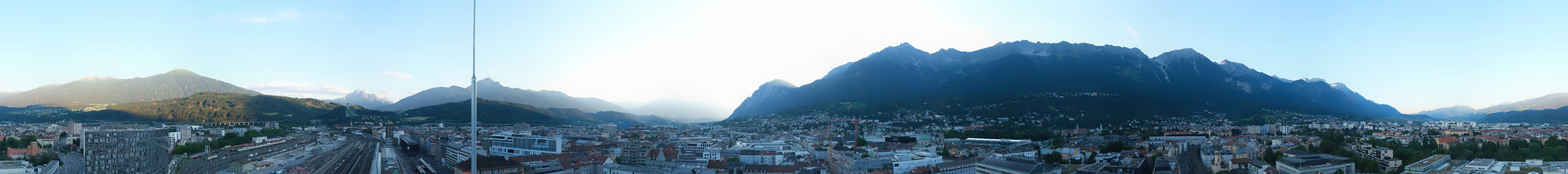 Archiv Foto Webcam Panoramablick - Innsbruck