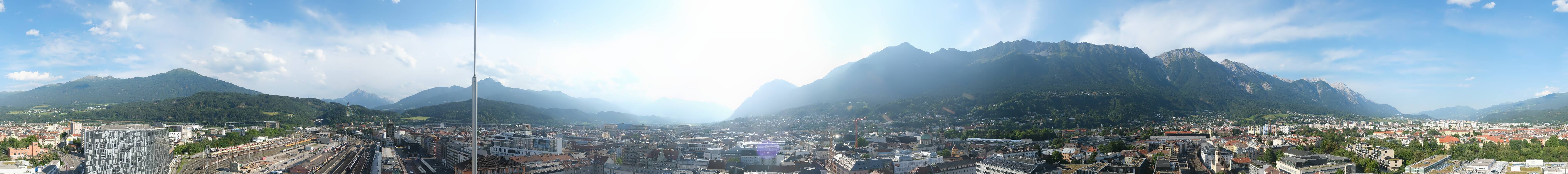Archiv Foto Webcam Panoramablick - Innsbruck