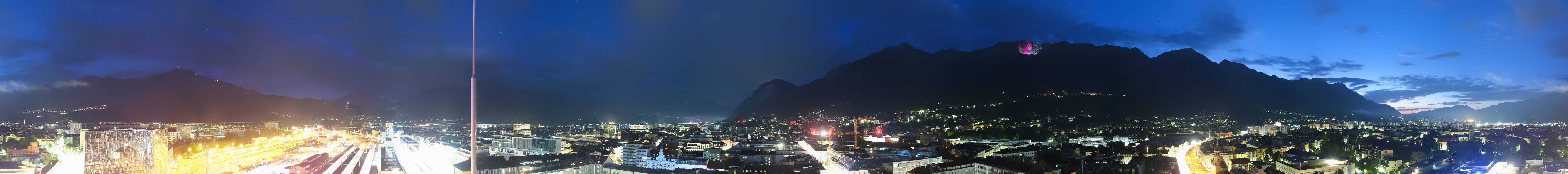Archiv Foto Webcam Panoramablick - Innsbruck