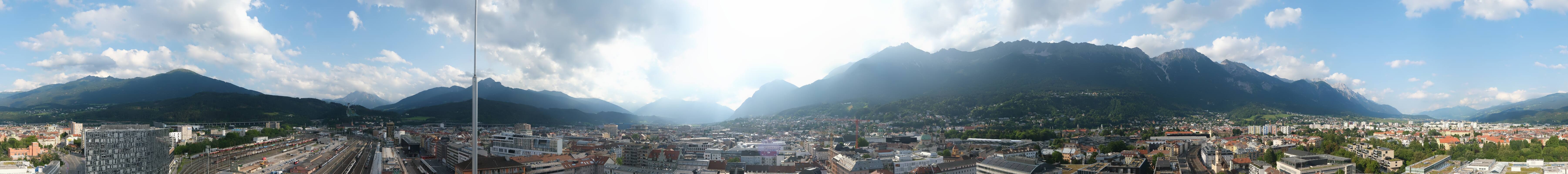 Archiv Foto Webcam Panoramablick - Innsbruck