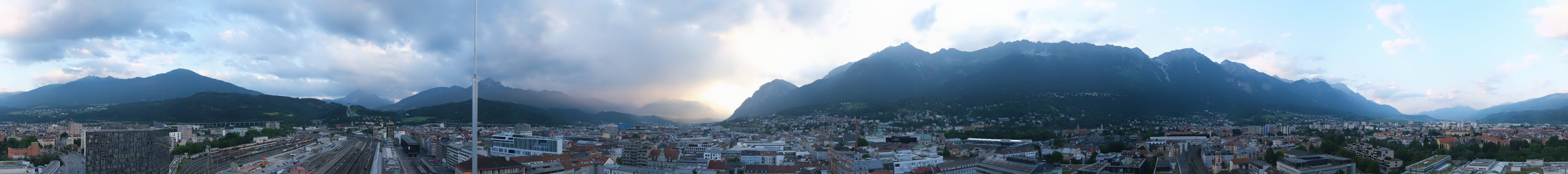 Archiv Foto Webcam Panoramablick - Innsbruck