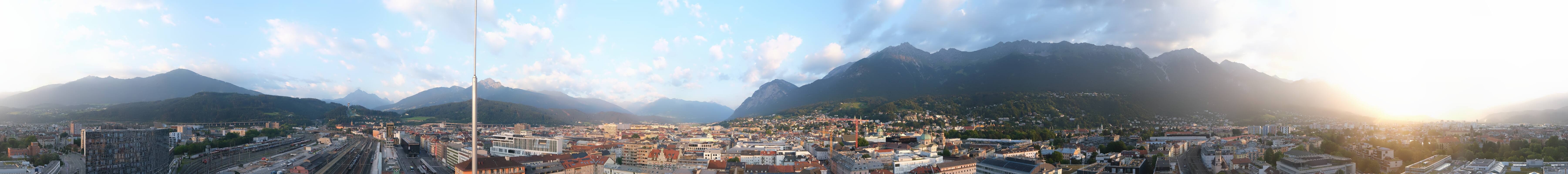 Archiv Foto Webcam Panoramablick - Innsbruck