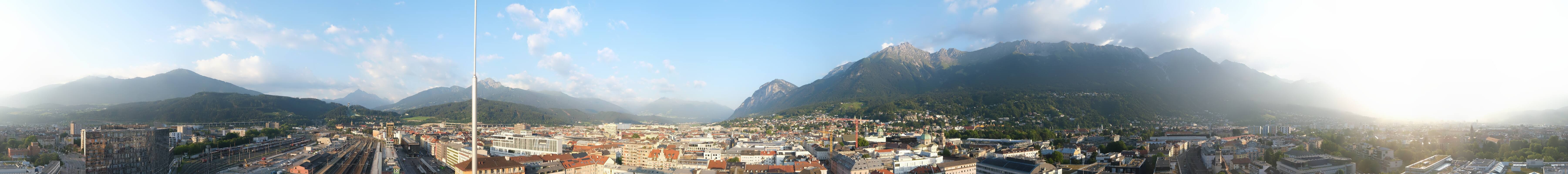 Archiv Foto Webcam Panoramablick - Innsbruck