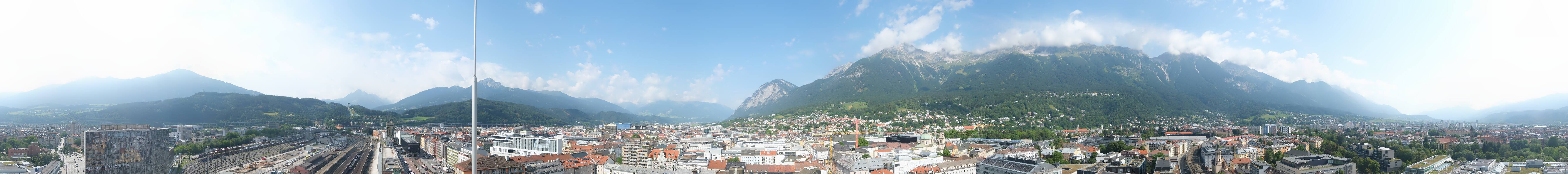 Archiv Foto Webcam Panoramablick - Innsbruck