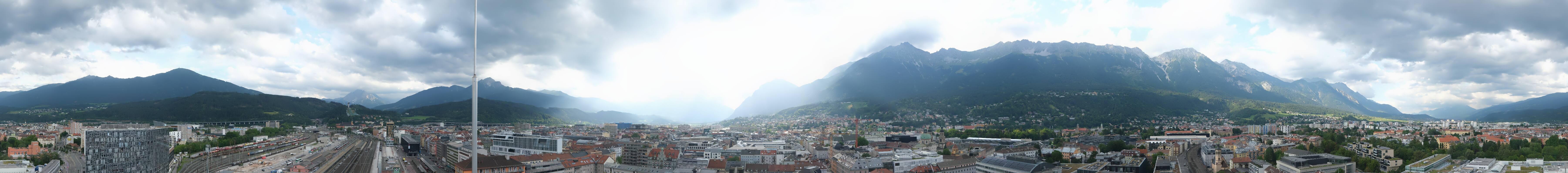 Archiv Foto Webcam Panoramablick - Innsbruck