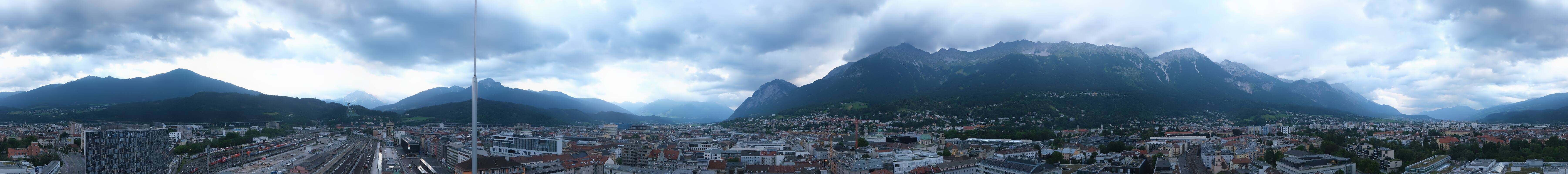 Archiv Foto Webcam Panoramablick - Innsbruck