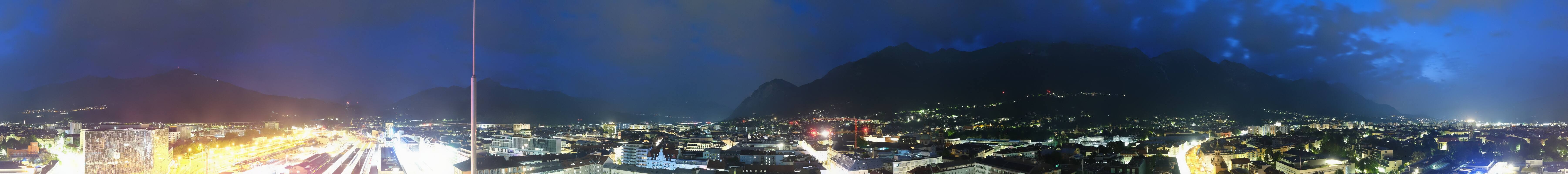 Archiv Foto Webcam Panoramablick - Innsbruck