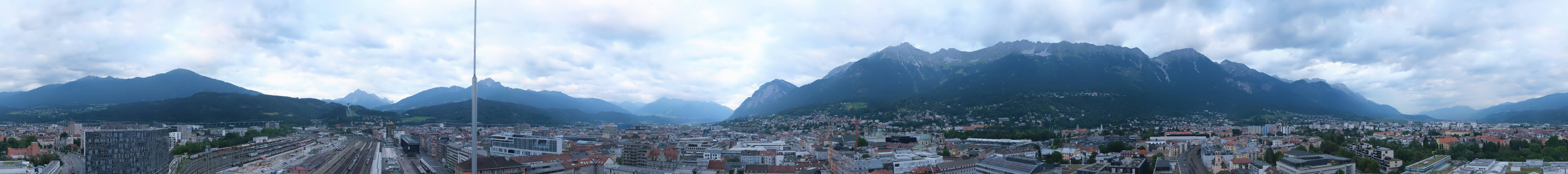 Archiv Foto Webcam Panoramablick - Innsbruck
