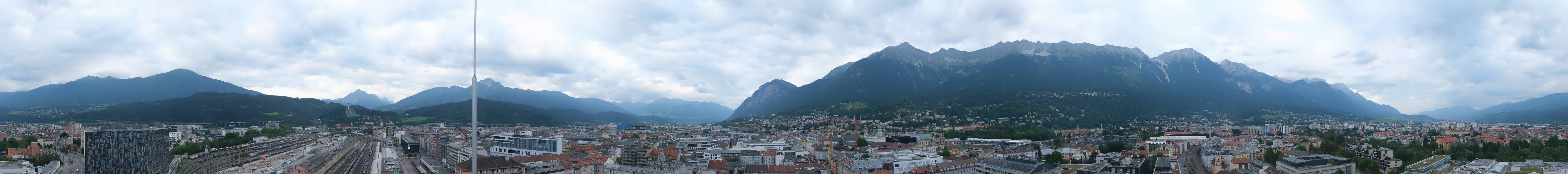 Archiv Foto Webcam Panoramablick - Innsbruck