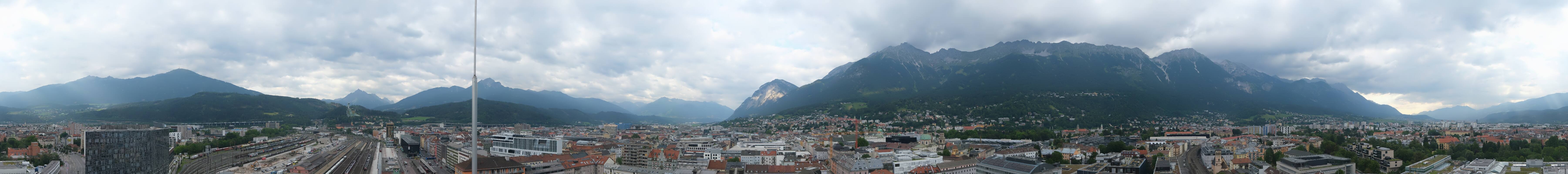 Archiv Foto Webcam Panoramablick - Innsbruck