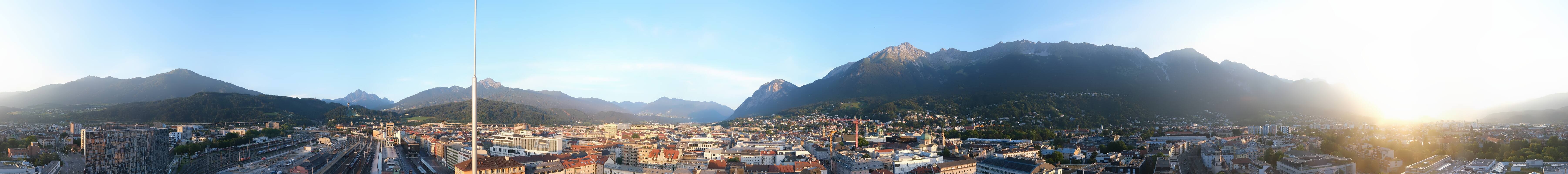 Archiv Foto Webcam Panoramablick - Innsbruck