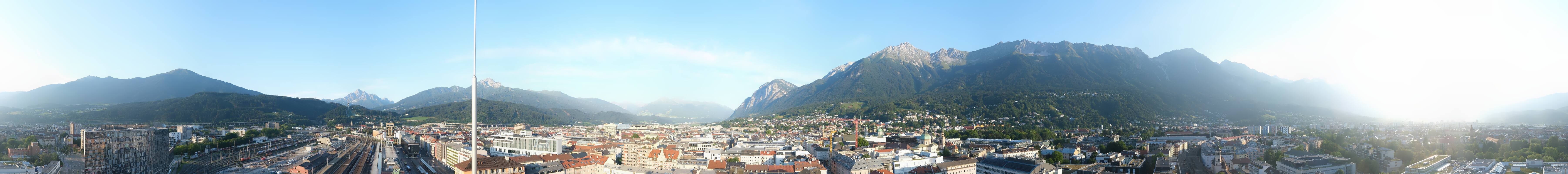 Archiv Foto Webcam Panoramablick - Innsbruck
