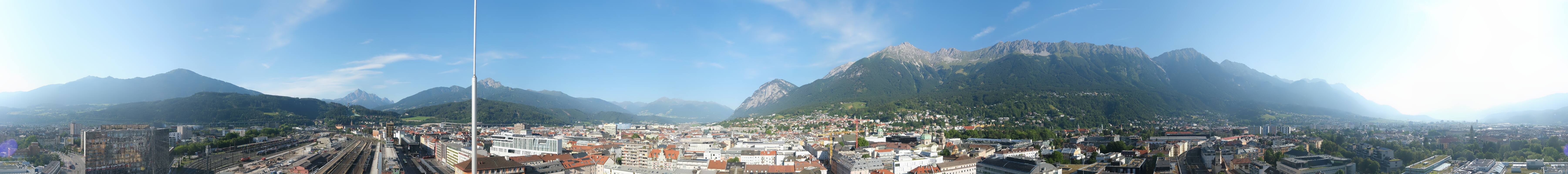 Archiv Foto Webcam Panoramablick - Innsbruck