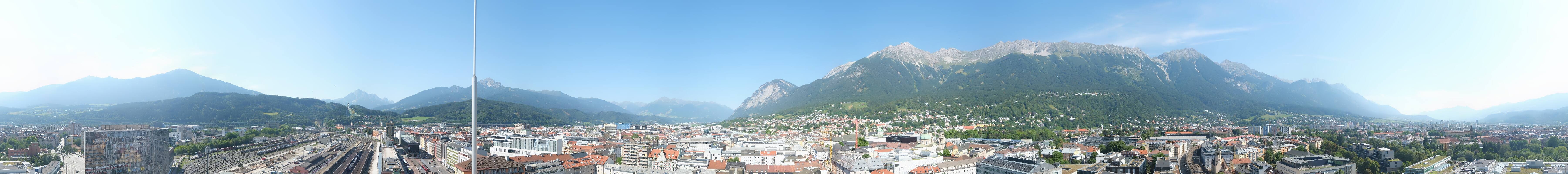 Archiv Foto Webcam Panoramablick - Innsbruck