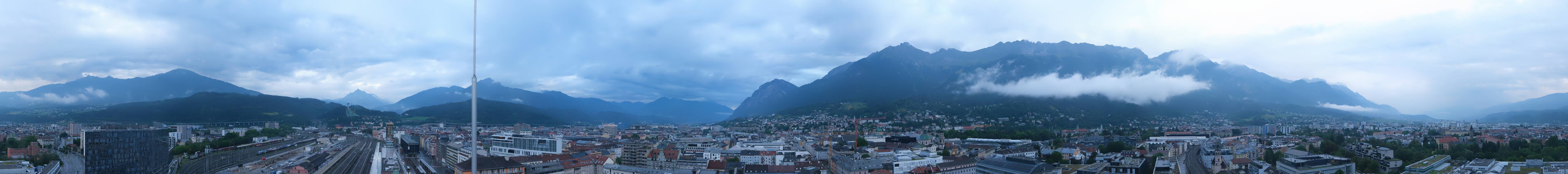 Archiv Foto Webcam Panoramablick - Innsbruck