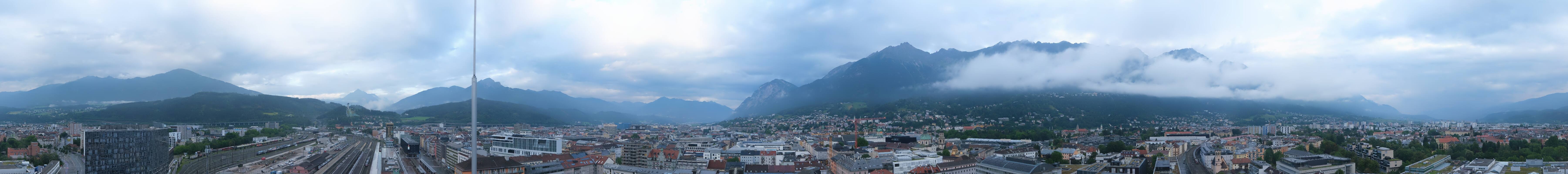 Archiv Foto Webcam Panoramablick - Innsbruck
