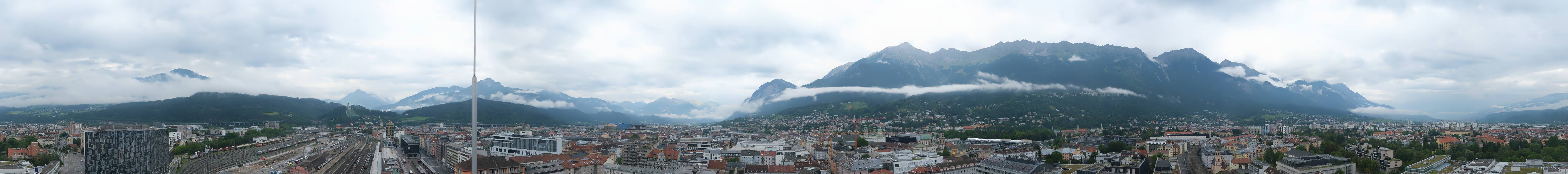 Archiv Foto Webcam Panoramablick - Innsbruck