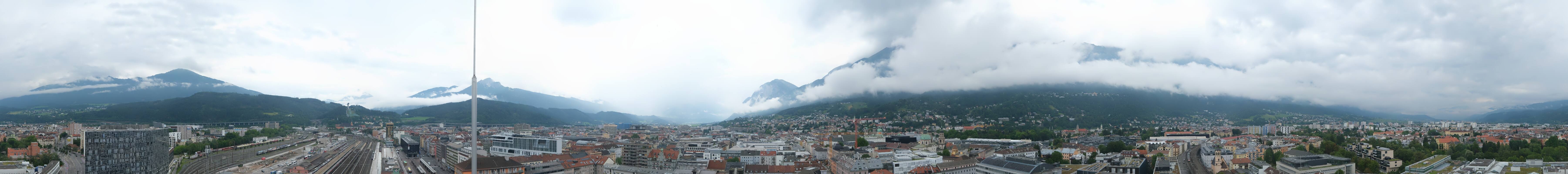 Archiv Foto Webcam Panoramablick - Innsbruck