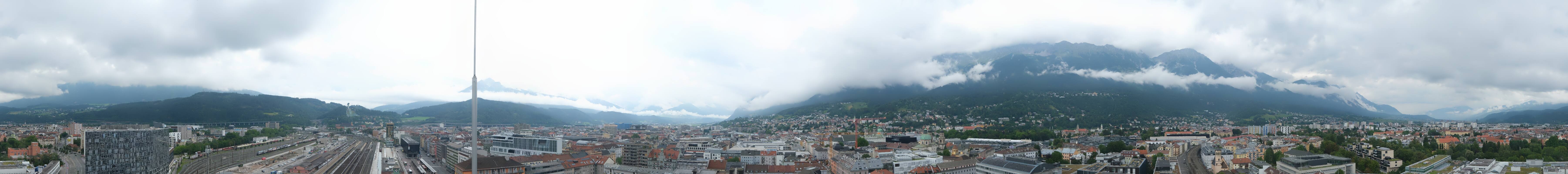 Archiv Foto Webcam Panoramablick - Innsbruck