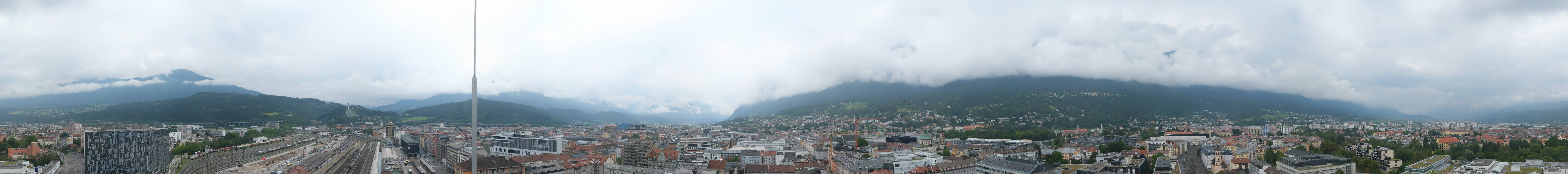 Archiv Foto Webcam Panoramablick - Innsbruck