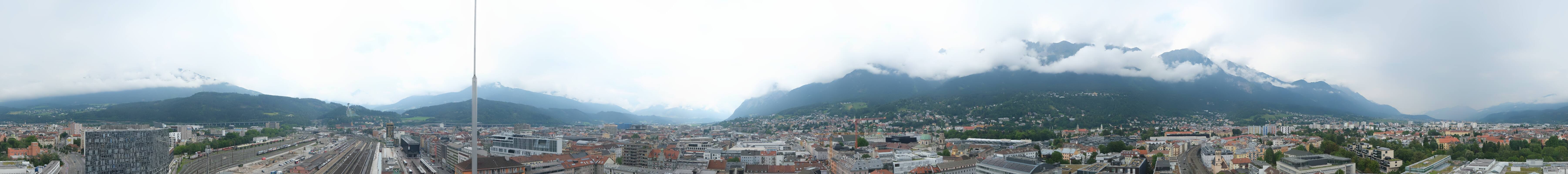 Archiv Foto Webcam Panoramablick - Innsbruck