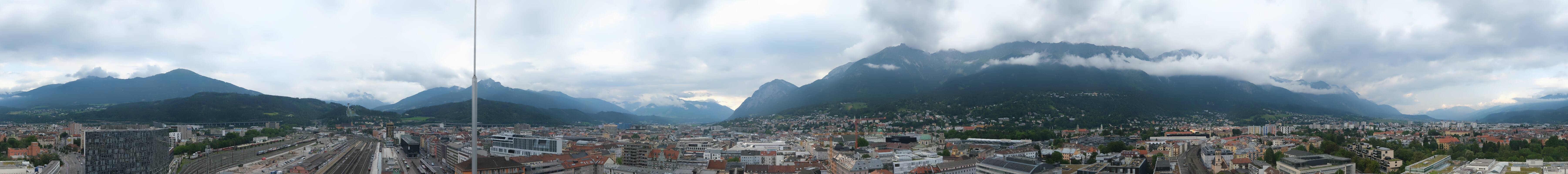 Archiv Foto Webcam Panoramablick - Innsbruck