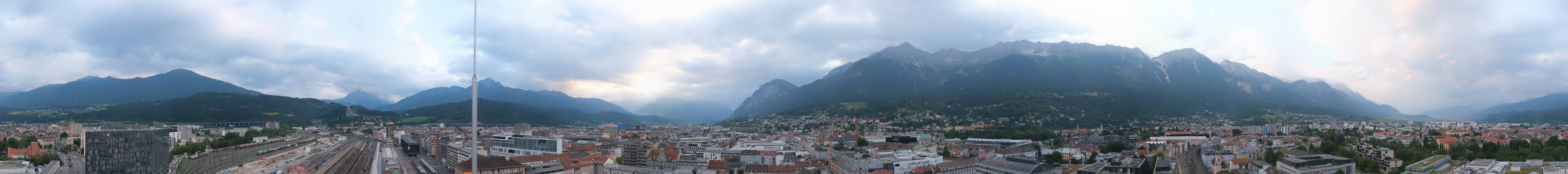 Archiv Foto Webcam Panoramablick - Innsbruck