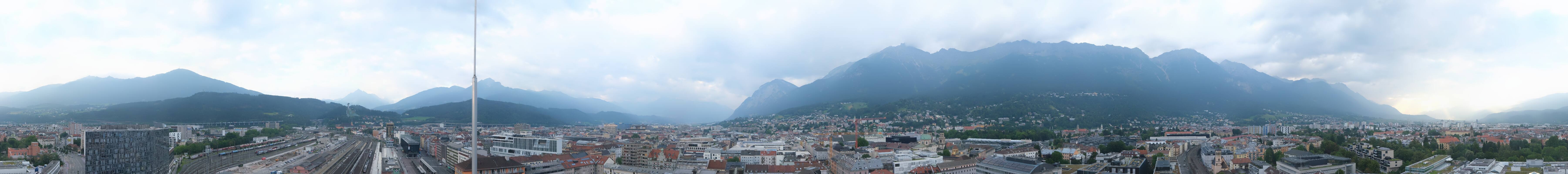 Archiv Foto Webcam Panoramablick - Innsbruck
