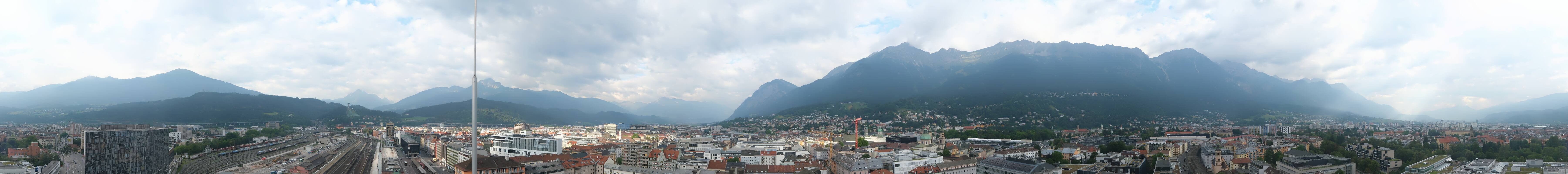 Archiv Foto Webcam Panoramablick - Innsbruck