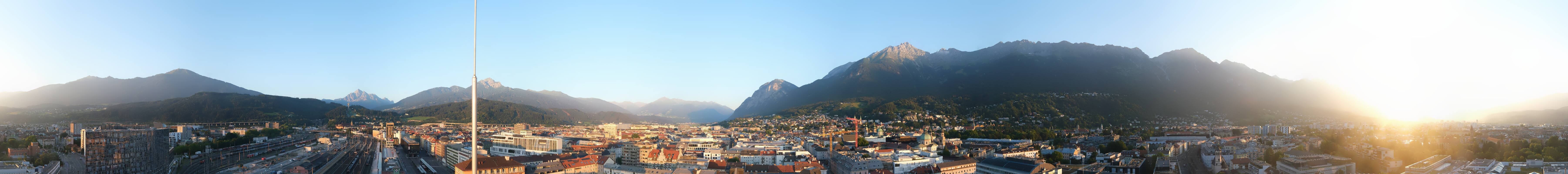 Archiv Foto Webcam Panoramablick - Innsbruck