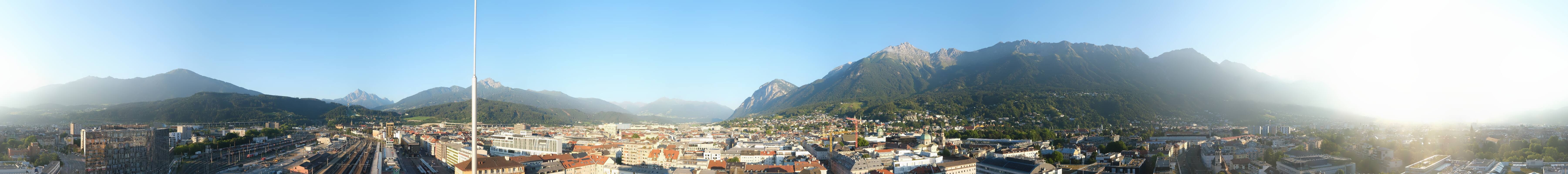 Archiv Foto Webcam Panoramablick - Innsbruck