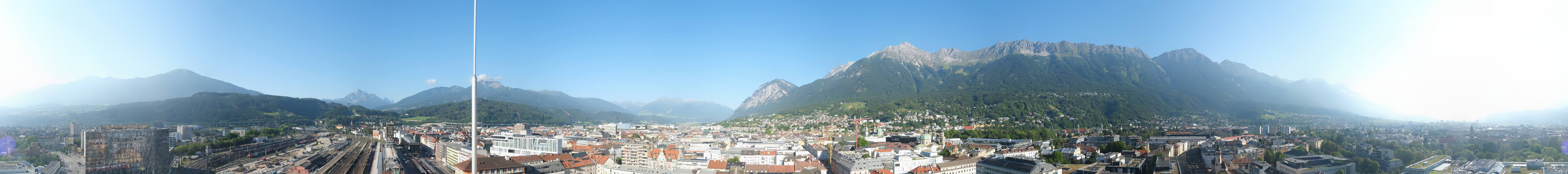 Archiv Foto Webcam Panoramablick - Innsbruck