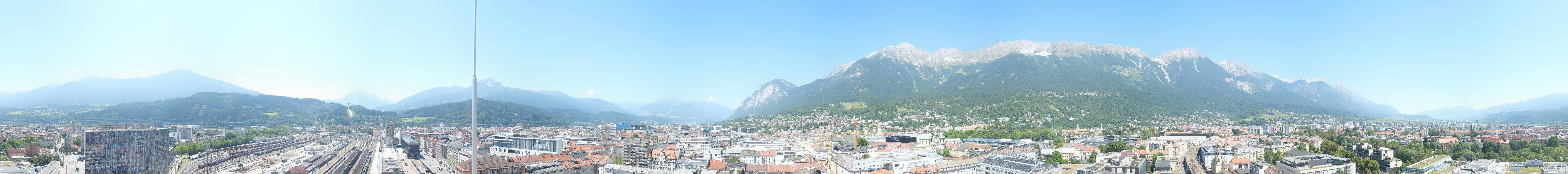 Archiv Foto Webcam Panoramablick - Innsbruck