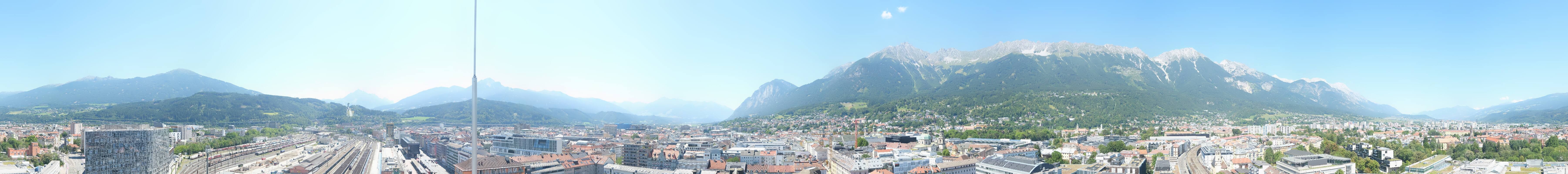 Archiv Foto Webcam Panoramablick - Innsbruck