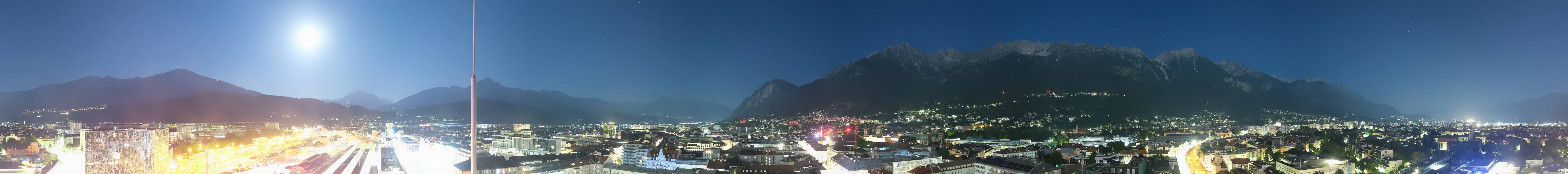 Archiv Foto Webcam Panoramablick - Innsbruck