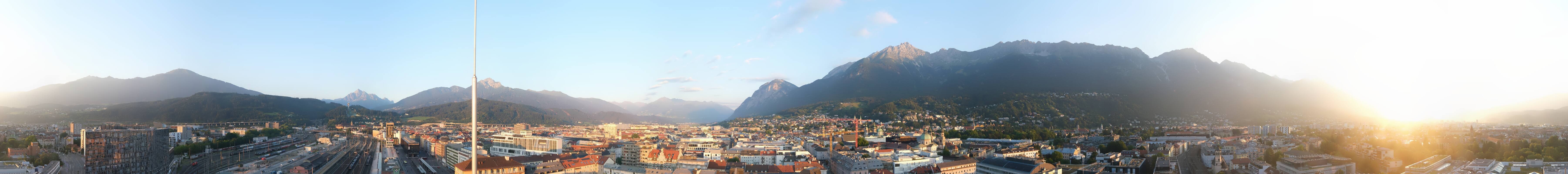 Archiv Foto Webcam Panoramablick - Innsbruck