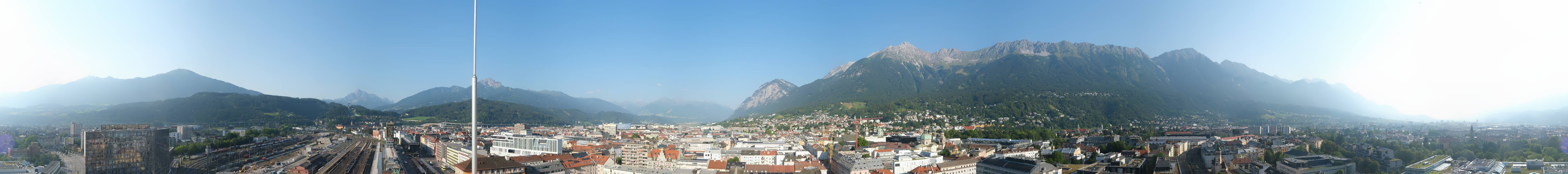 Archived image Webcam Innsbruck - panoramic view