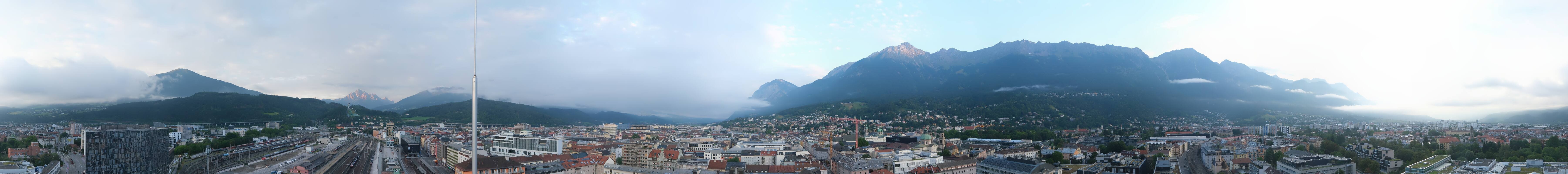Archiv Foto Webcam Panoramablick - Innsbruck