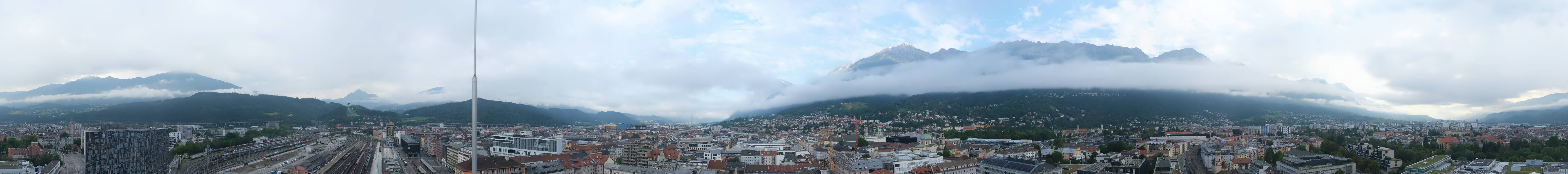 Archiv Foto Webcam Panoramablick - Innsbruck