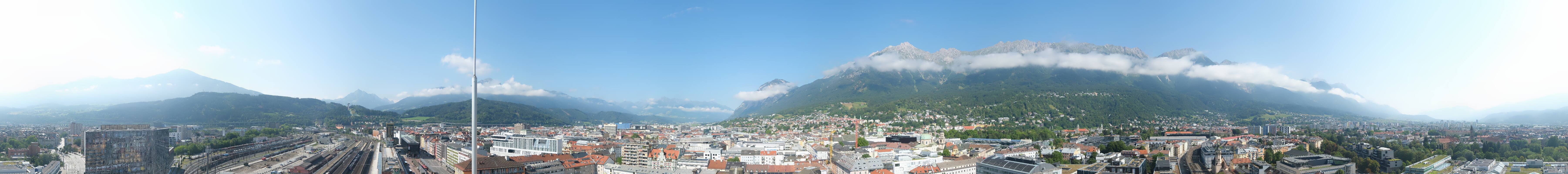 Archiv Foto Webcam Panoramablick - Innsbruck