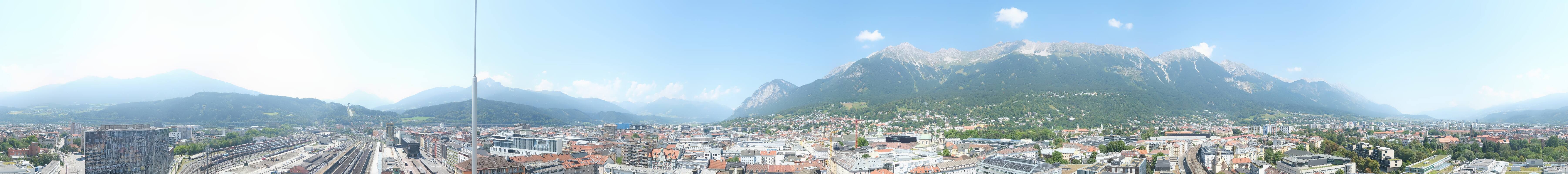 Archiv Foto Webcam Panoramablick - Innsbruck