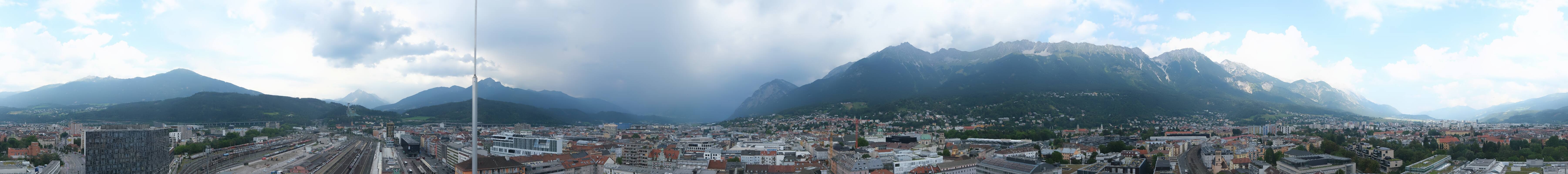 Archiv Foto Webcam Panoramablick - Innsbruck