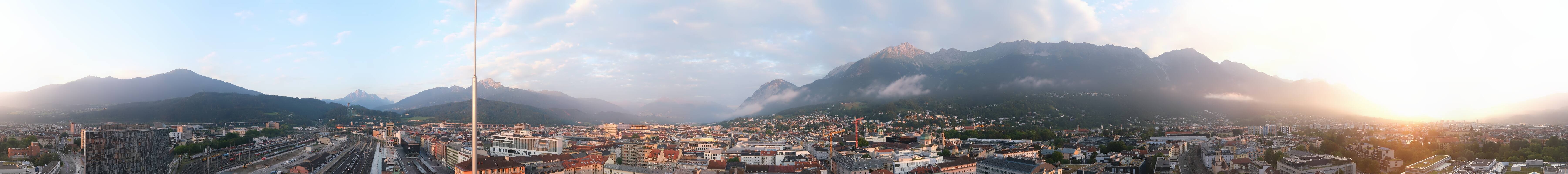 Archiv Foto Webcam Panoramablick - Innsbruck